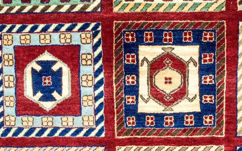 Tapis Gabbeh - Loribaft Persan - 303 x 197 cm - multicolore