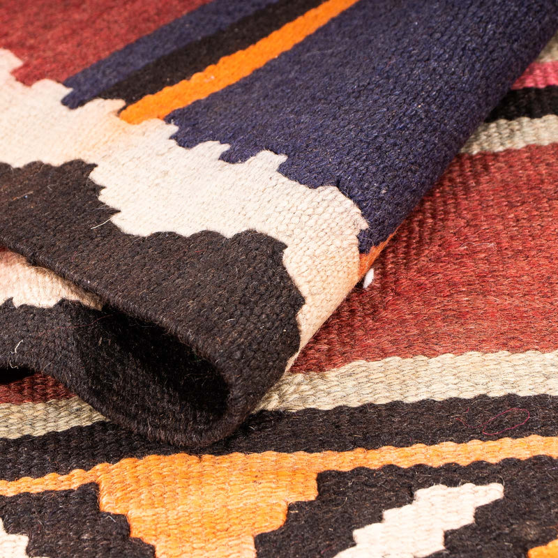 Tapis de couloir Tapis Kelim - Vieux - 360 x 140 cm - multicolore