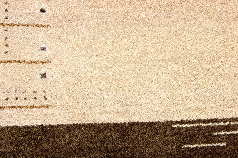 Tapis Gabbeh - Indus - 160 x 91 cm - beige