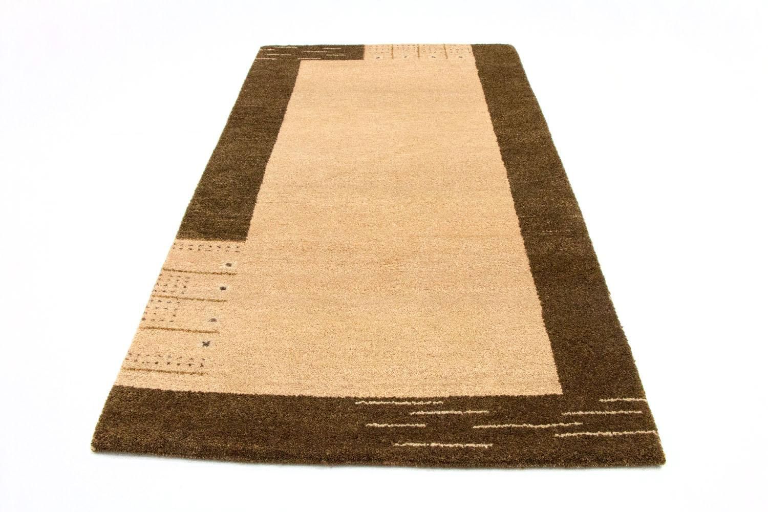 Tapis Gabbeh - Indus - 160 x 91 cm - beige