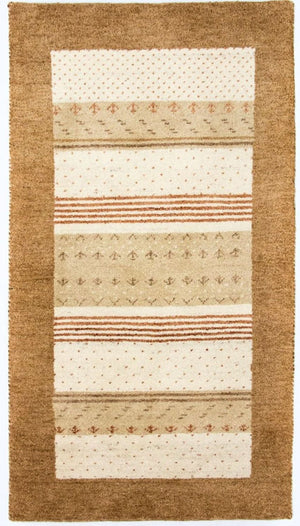 Tapis Gabbeh - Indus - 163 x 87 cm - multicolore