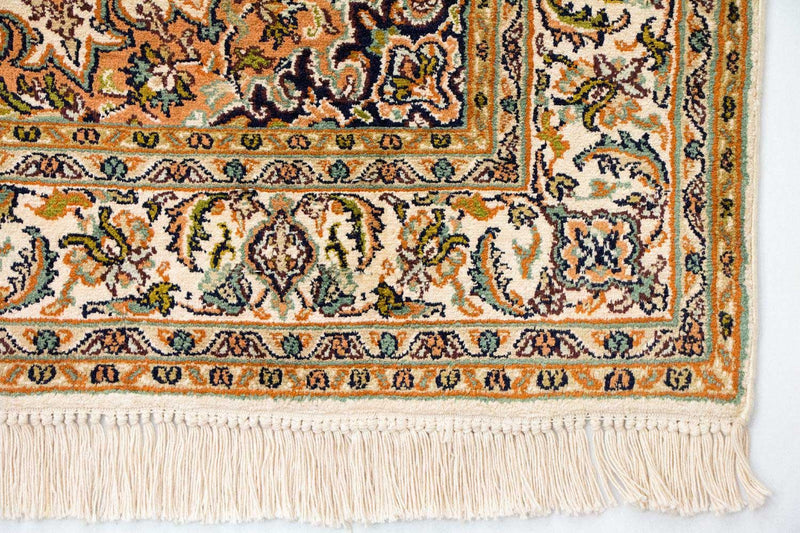 Tapis en soie - Soie du Cachemire - 149 x 89 cm - beige