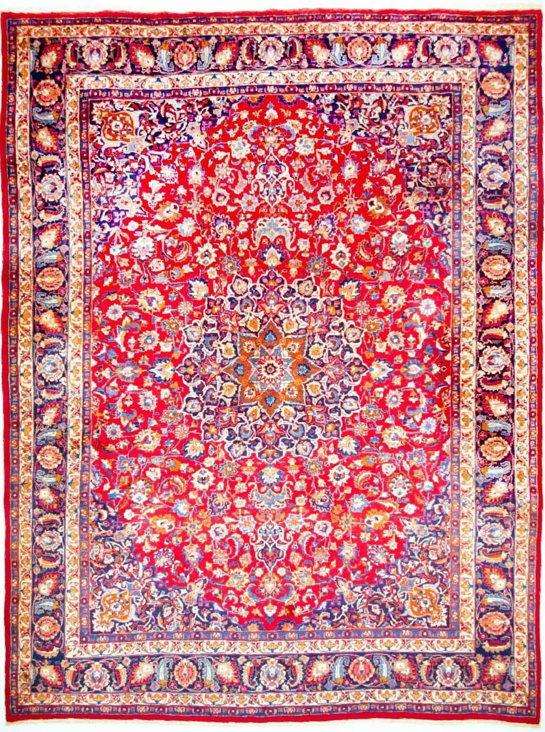 Tapis persan - Classique - 396 x 293 cm - rouge