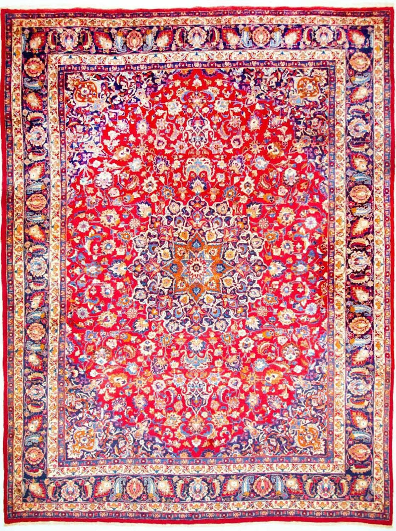 Tapis persan - Classique - 396 x 293 cm - rouge