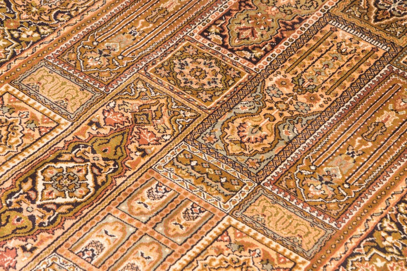 Tapis en soie - Soie du Cachemire - 158 x 93 cm - marron