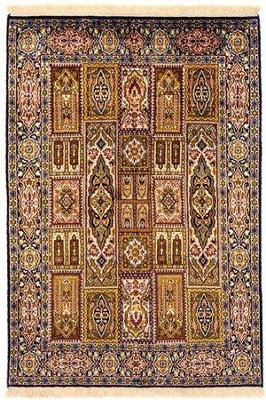 Tapis en soie - Soie du Cachemire - 157 x 93 cm - multicolore