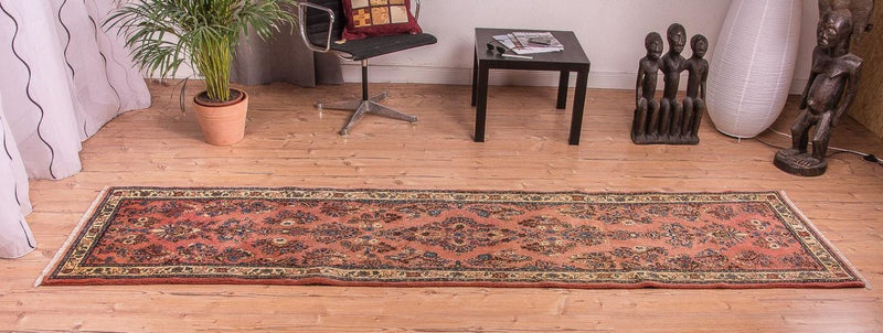 Tapis de couloir Tapis persan - Classique - 316 x 75 cm - rouge