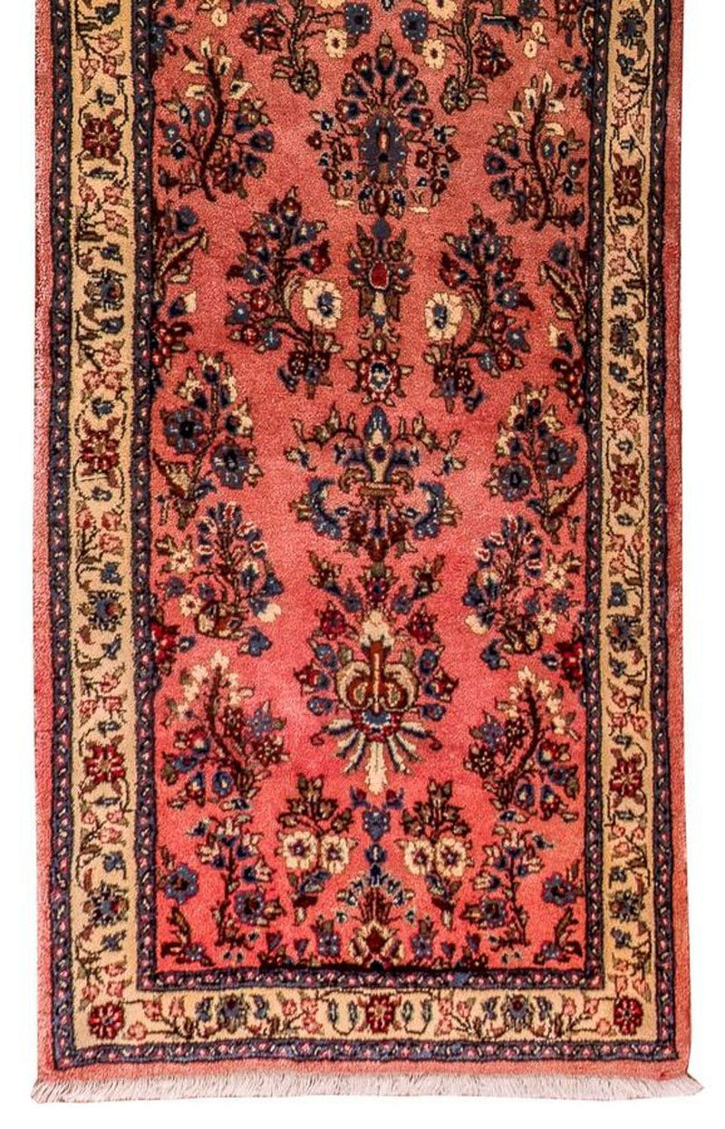 Tapis de couloir Tapis persan - Classique - 316 x 75 cm - rouge