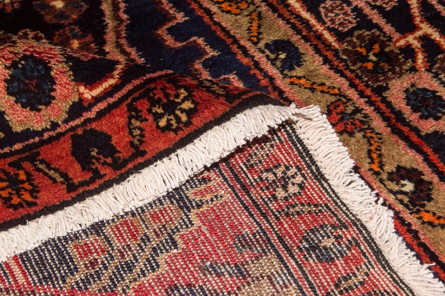 Tapis persan - Nomadic - 318 x 157 cm - bleu foncé
