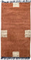 Tapis Népalais - 140 x 70 cm - marron