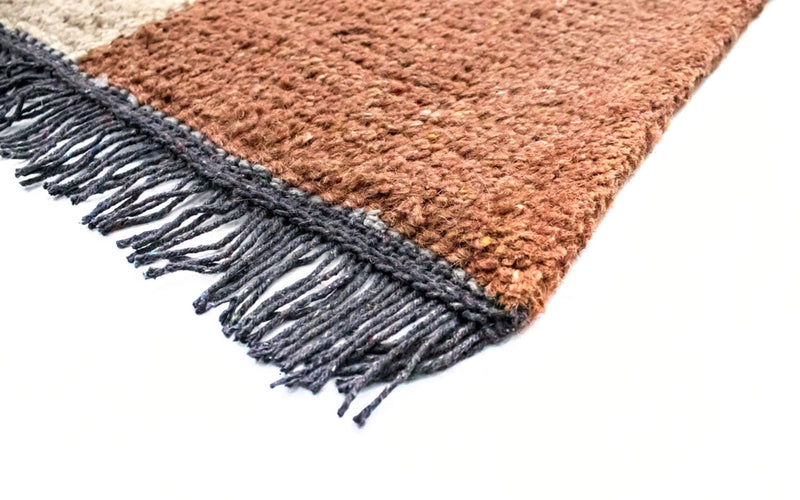 Tapis Népalais - 140 x 70 cm - marron