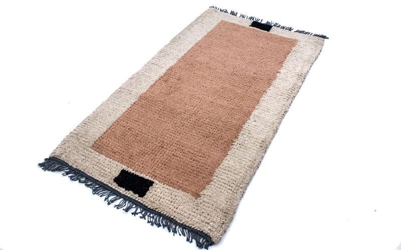 Tapis Népalais - 140 x 70 cm - marron