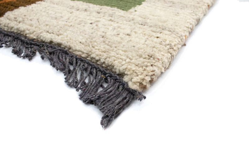 Tapis Népalais - 140 x 70 cm - vert