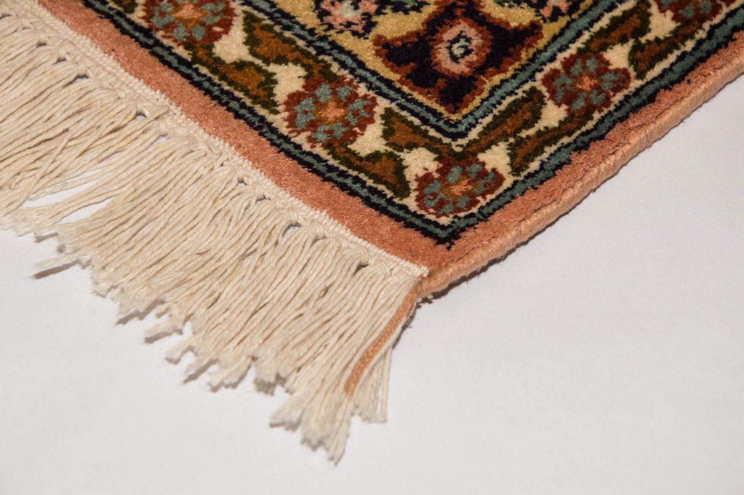 Tapis en soie - Soie du Cachemire - 184 x 124 cm - multicolore