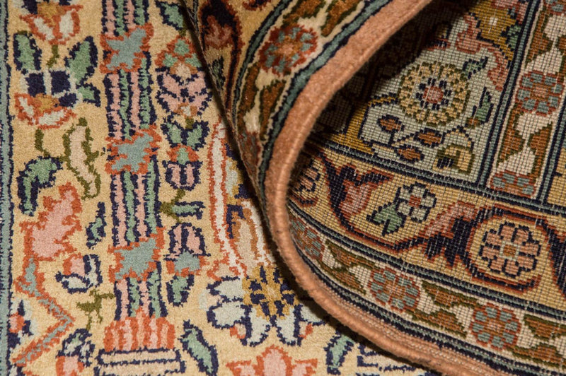 Tapis en soie - Soie du Cachemire - 184 x 124 cm - multicolore
