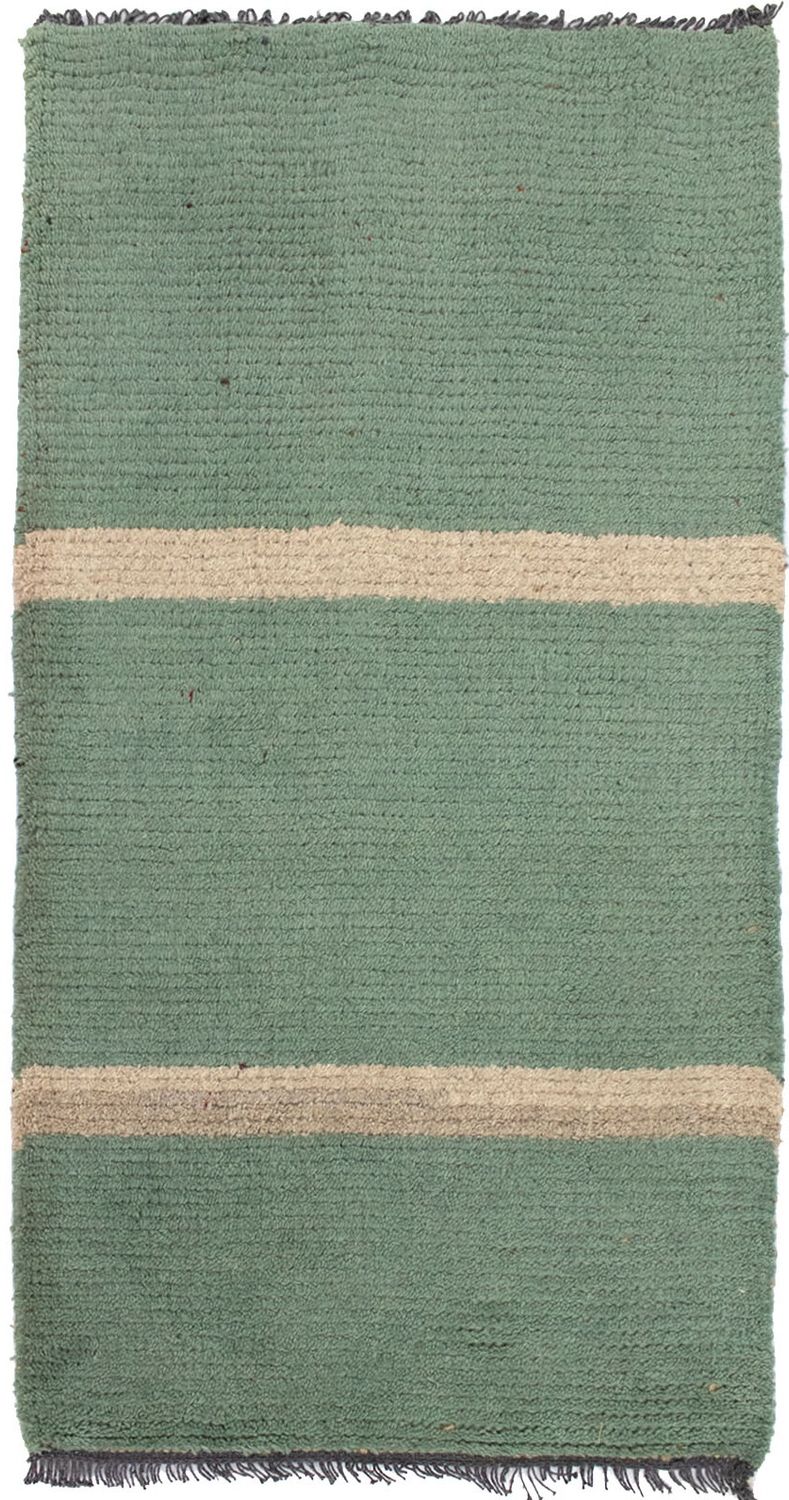 Tapis Népalais - 140 x 70 cm - vert