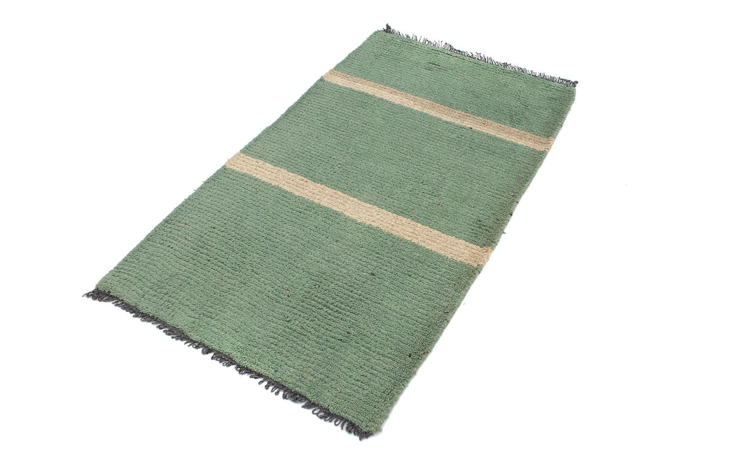 Tapis Népalais - 140 x 70 cm - vert