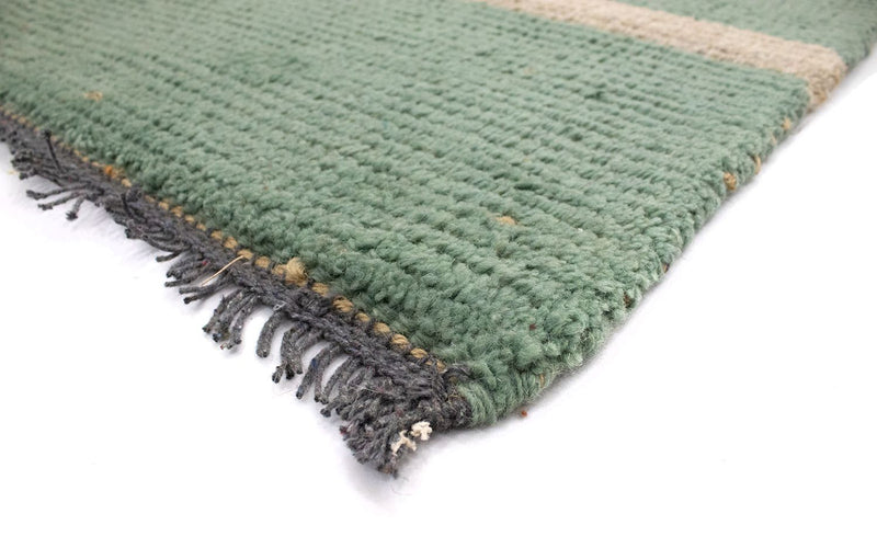 Tapis Népalais - 140 x 70 cm - vert