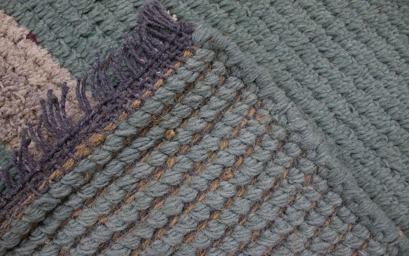Tapis Népalais - 140 x 70 cm - vert