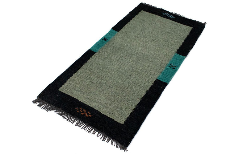 Tapis Népalais - 140 x 70 cm - gris