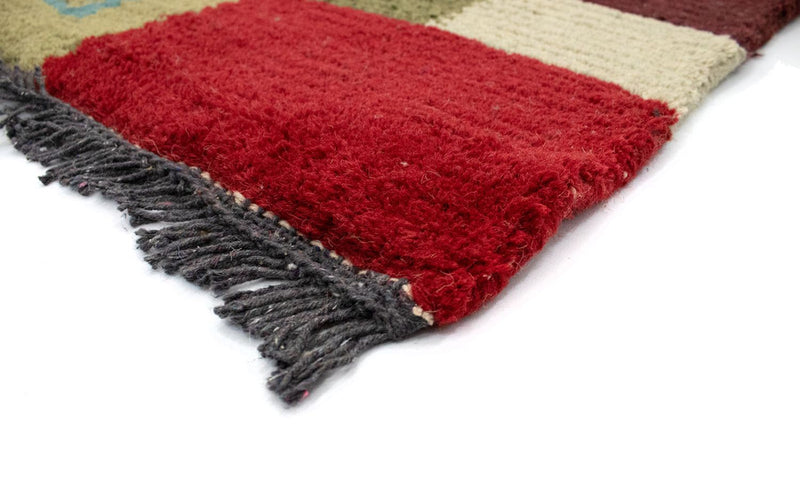 Tapis Népalais - 140 x 70 cm - vert