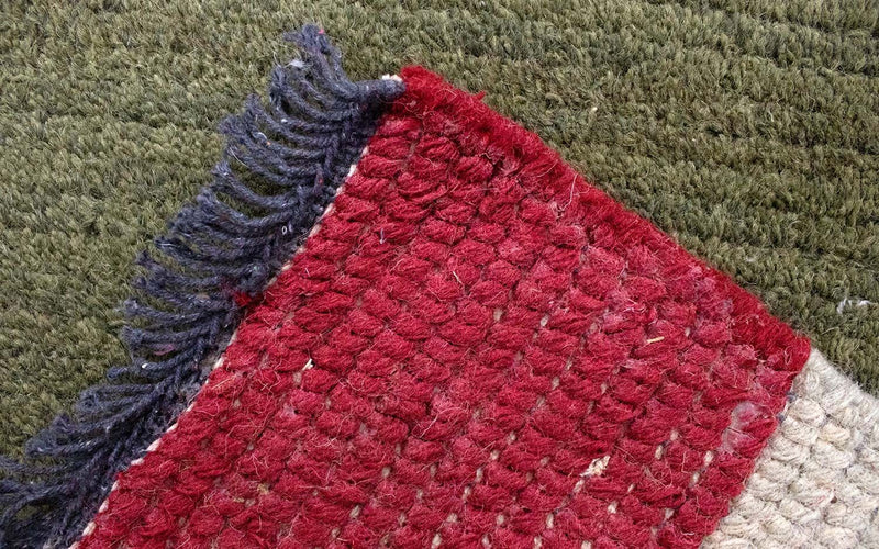 Tapis Népalais - 140 x 70 cm - vert
