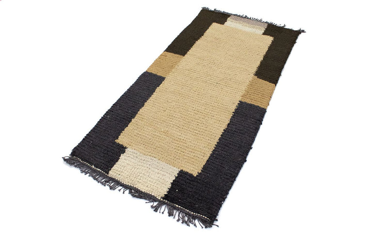 Tapis Népalais - 140 x 70 cm - beige