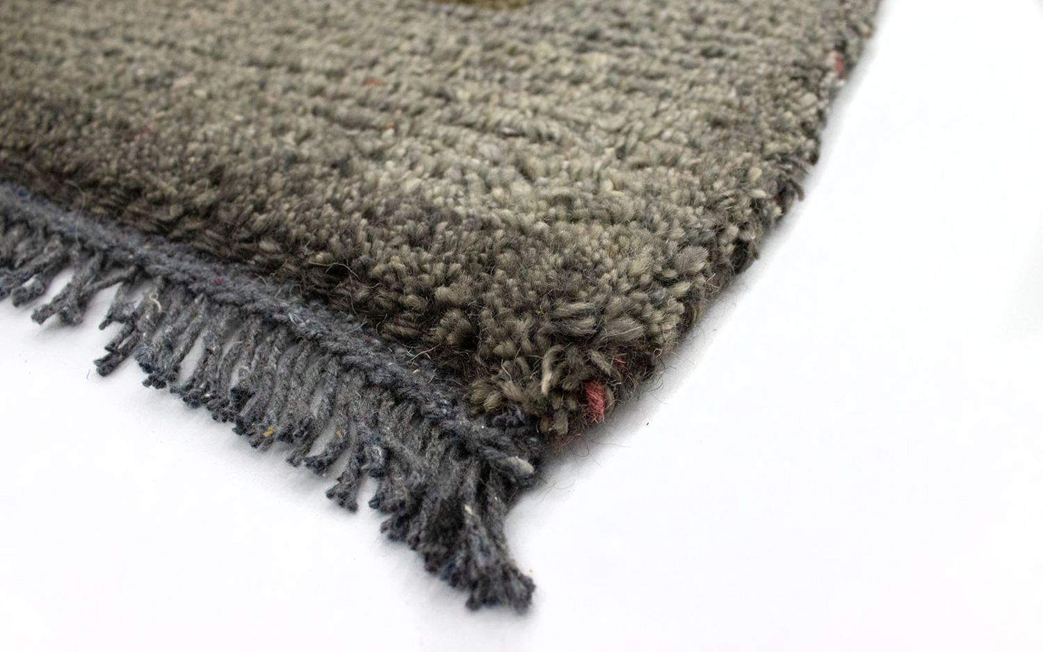 Nepal Teppich 140 x 70 cm - grün