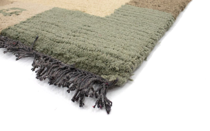 Tapis Népalais - 140 x 70 cm - marron clair