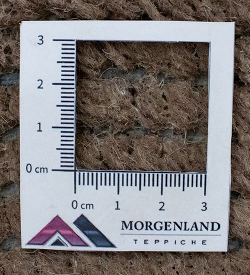 Tapis Népalais - 140 x 70 cm - marron clair