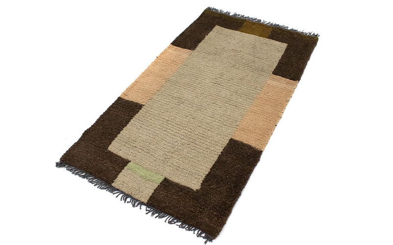 Tapis Népalais - 140 x 70 cm - beige