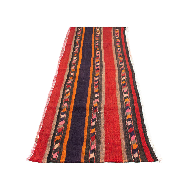 Tapis de couloir Tapis Kelim - Vieux - 210 x 75 cm - multicolore