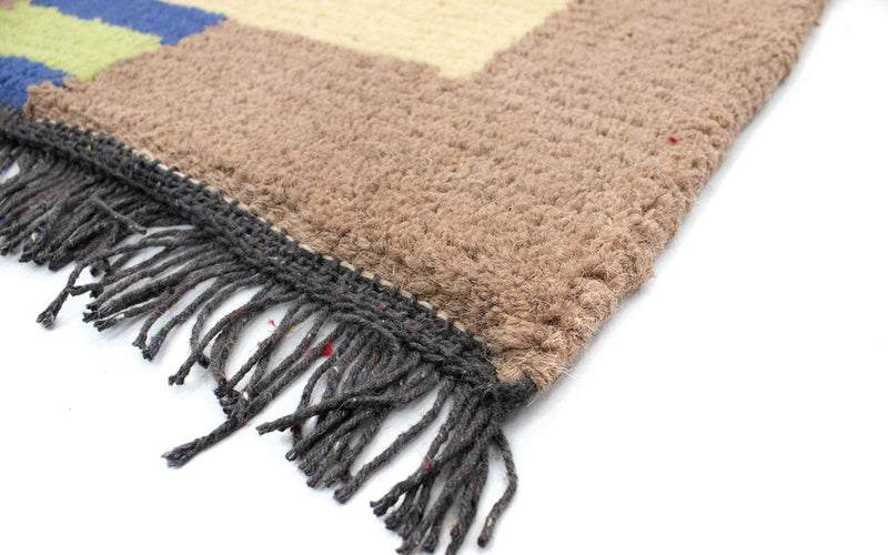Tapis Népalais - 140 x 70 cm - beige