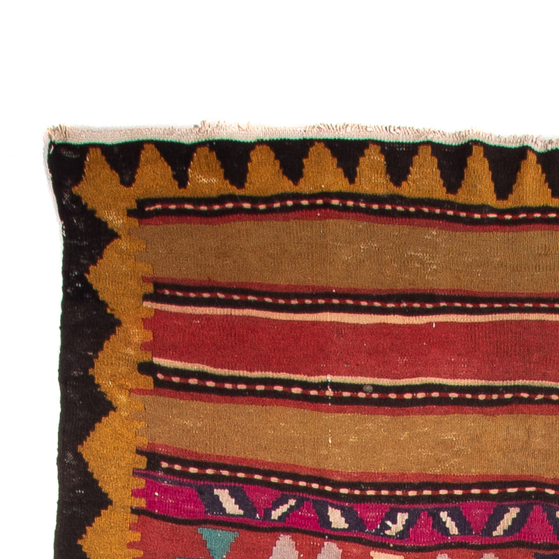 Tapis de couloir Tapis Kelim - Vieux - 355 x 140 cm - multicolore