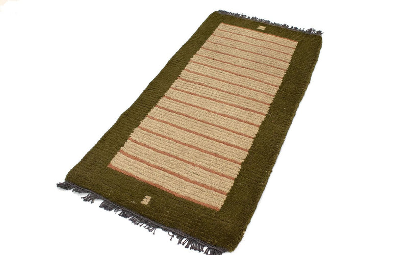 Tapis Népalais - 140 x 70 cm - beige