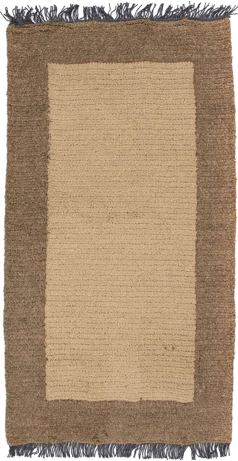 Tapis Népalais - 140 x 70 cm - beige