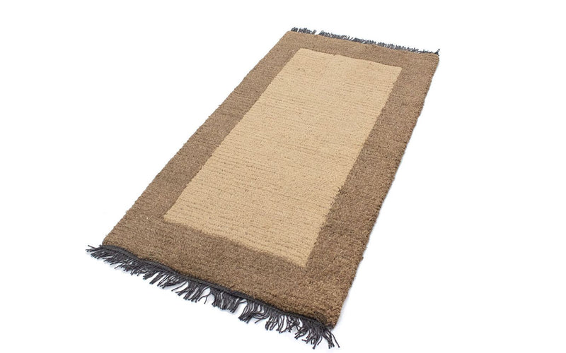 Tapis Népalais - 140 x 70 cm - beige