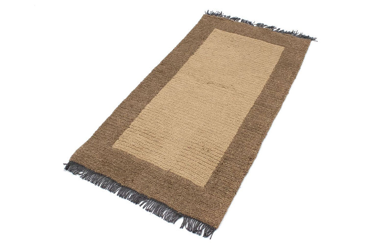 Tapis Népalais - 140 x 70 cm - beige