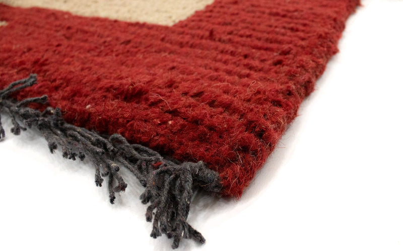 Tapis Népalais - 140 x 70 cm - beige