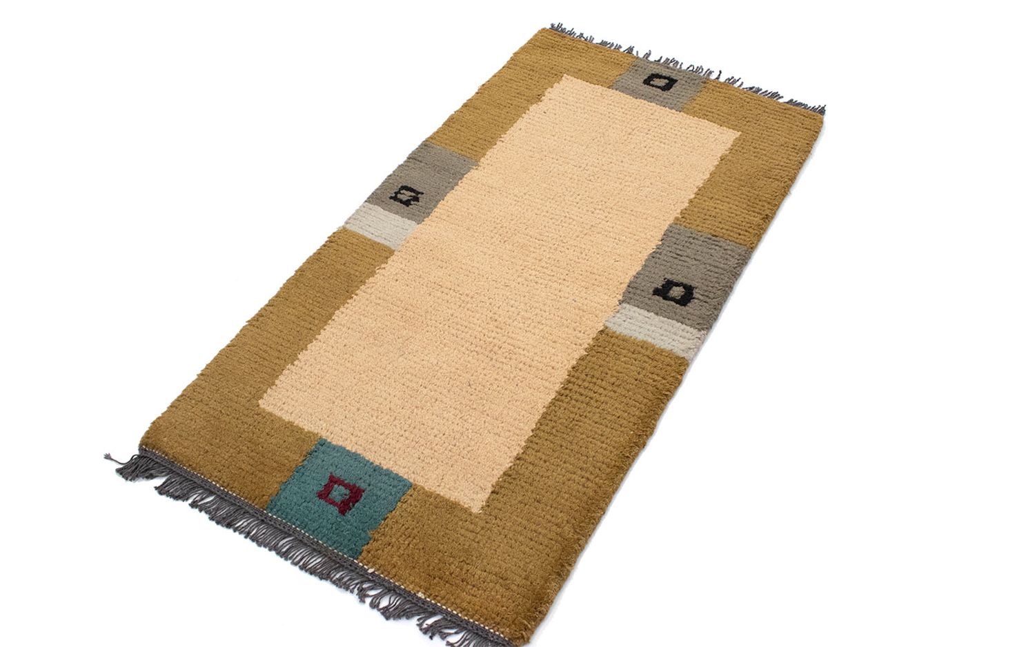 Tapis Népalais - 140 x 70 cm - beige