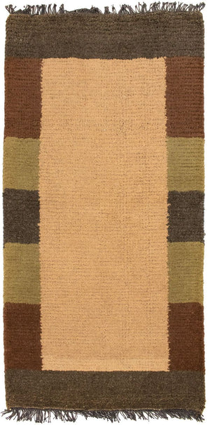 Tapis Népalais - 140 x 70 cm - beige