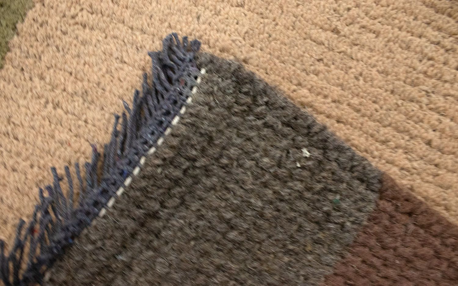 Tapis Népalais - 140 x 70 cm - beige