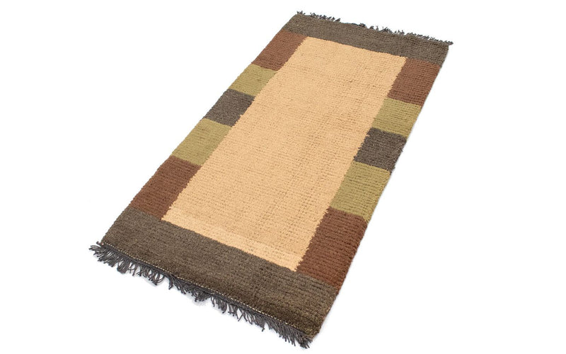 Tapis Népalais - 140 x 70 cm - beige