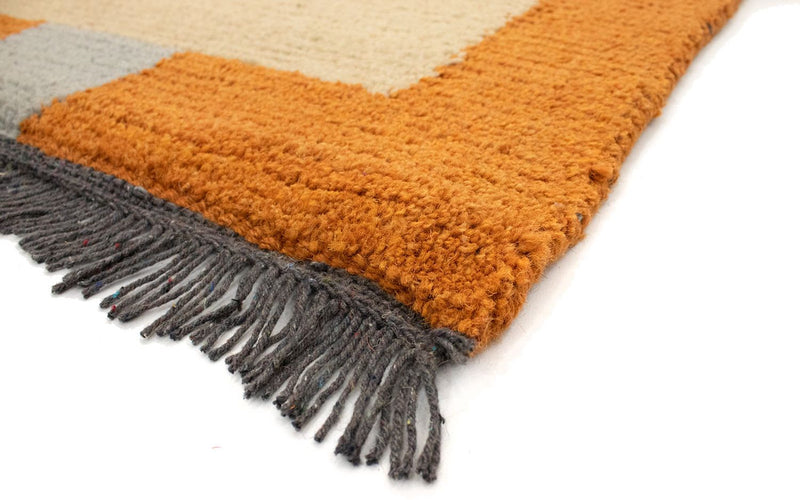 Tapis Népalais - 140 x 70 cm - beige