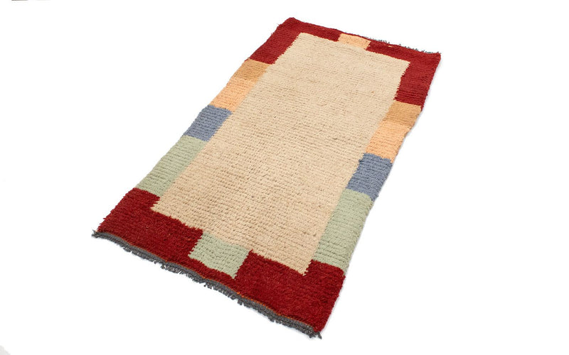 Tapis Népalais - 140 x 70 cm - beige