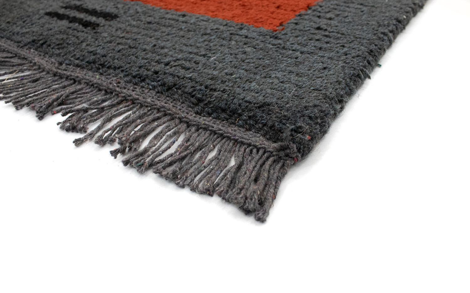 Tapis Népalais - 140 x 70 cm - rouge