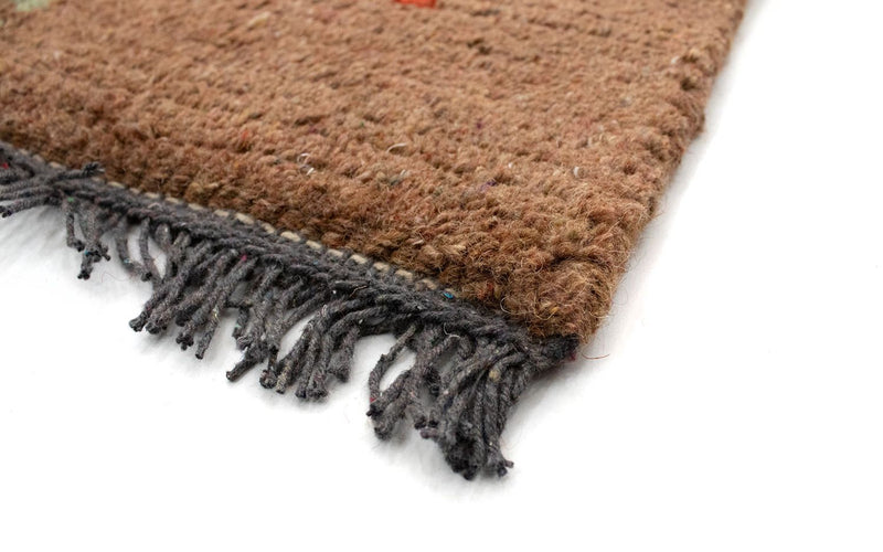 Tapis Népalais - 140 x 70 cm - rouge