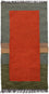 Tapis Népalais - 140 x 70 cm - rouge