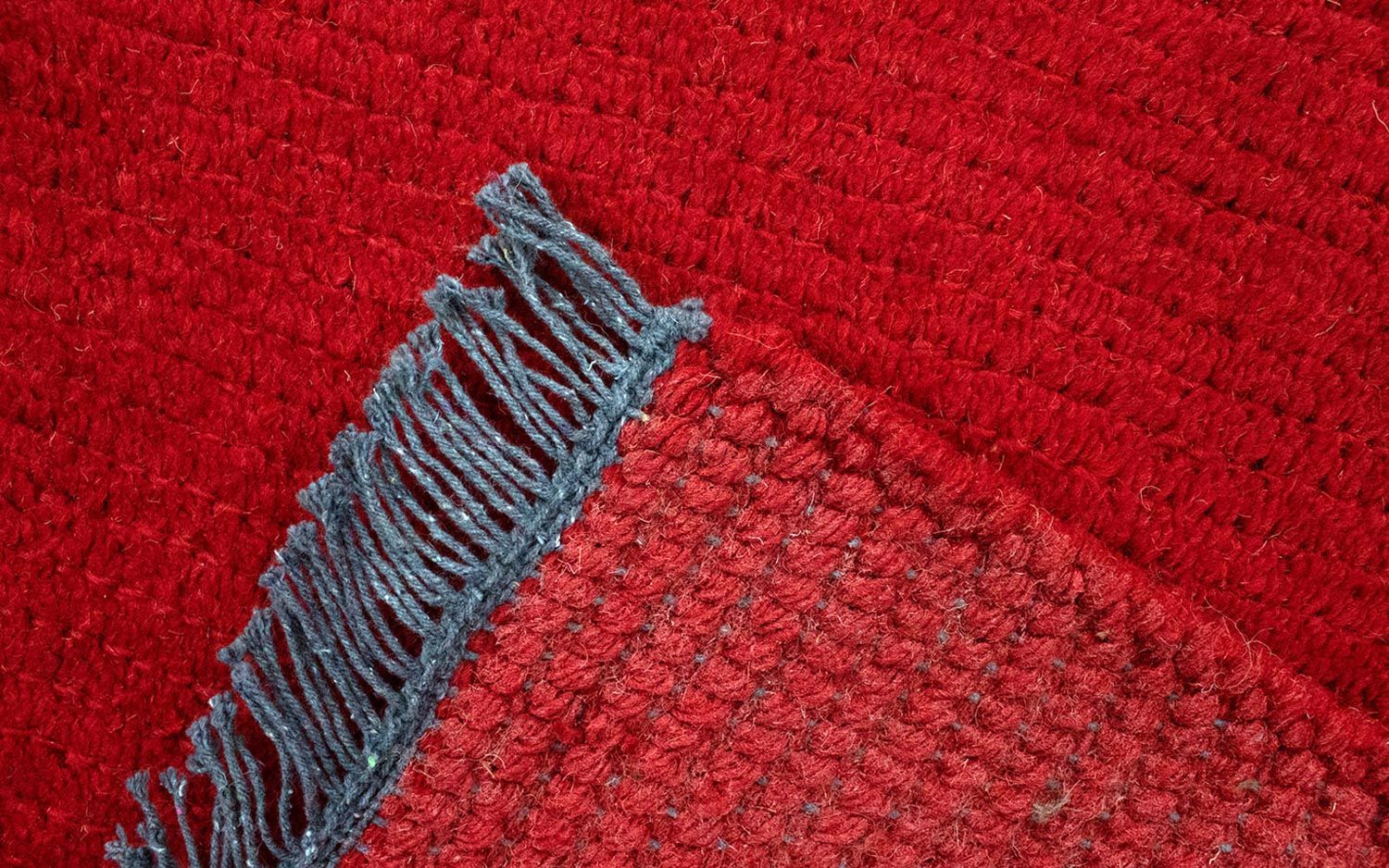 Tapis Népalais - 140 x 70 cm - rouge