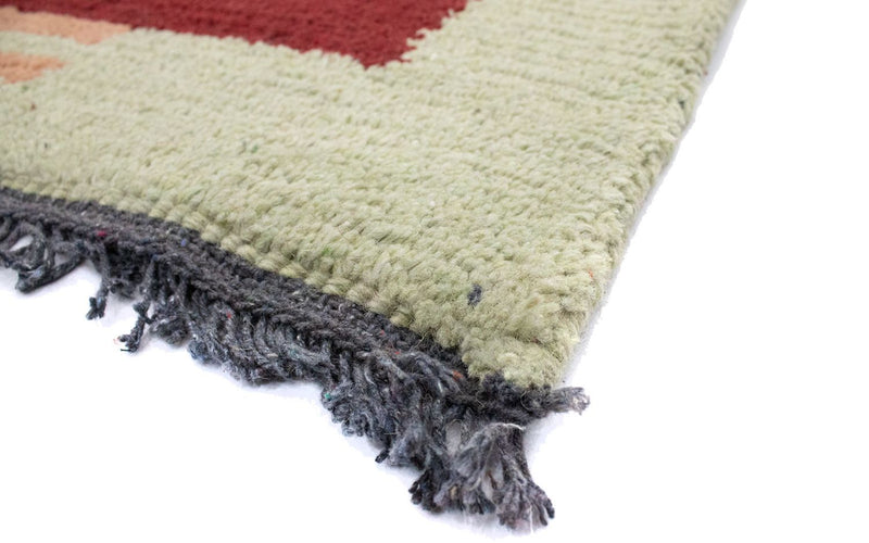 Tapis Népalais - 140 x 70 cm - rouge